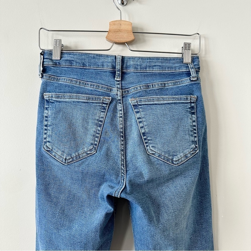 Topshop JAMIE JEANS IN MID BLUE - Picture 7 of 9